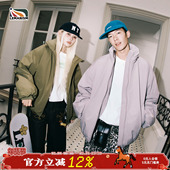 潮牌纯色立领棉衣男款 2025冬季 情侣款 lemanism美式 新款 保暖外套女