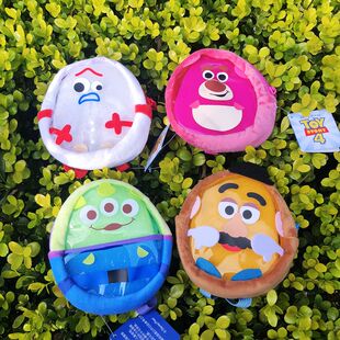 玩具总动员 土豆先生叉叉三眼怪透明零钱包 娃娃配件道具包