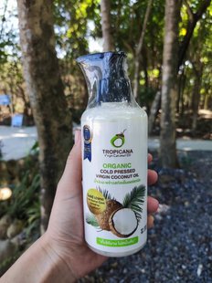 Tropicana泰国进口冷压榨椰子油护肤护发按摩coconut oil滋润保湿