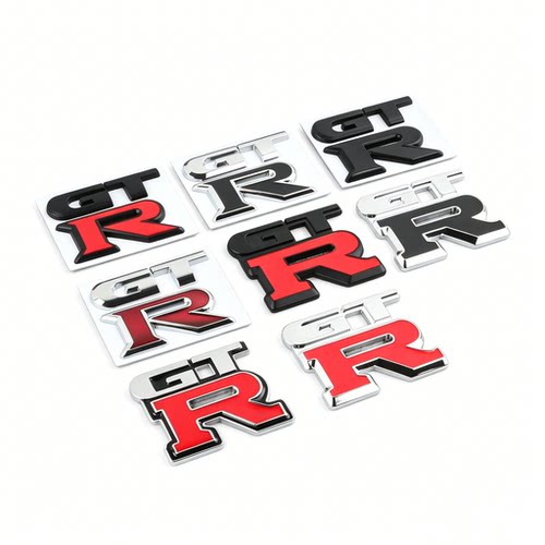 GTR金属3D车标后备箱贴