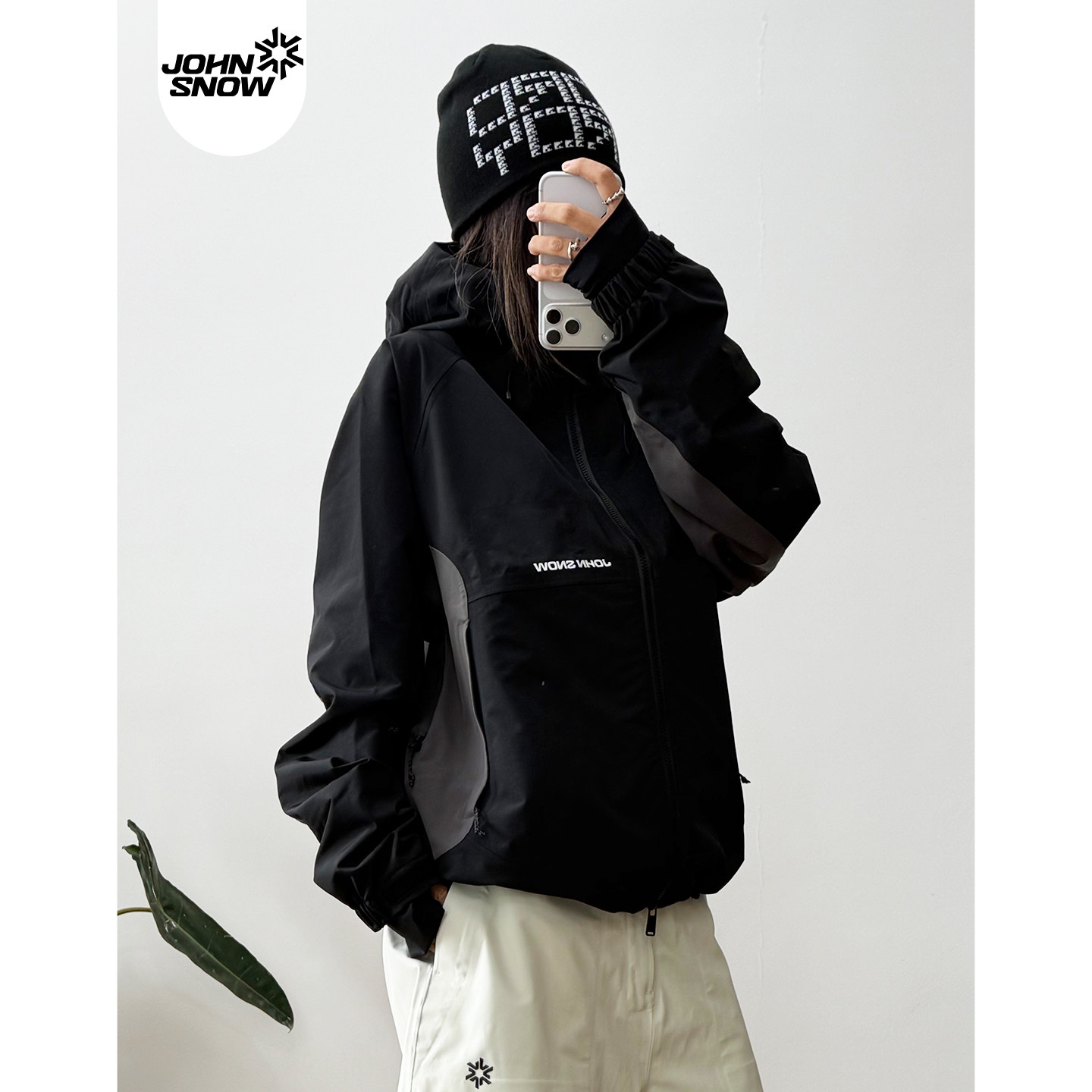 John snow滑雪服女款男款防风防水2026新款硬壳爆款女生滑雪服酷