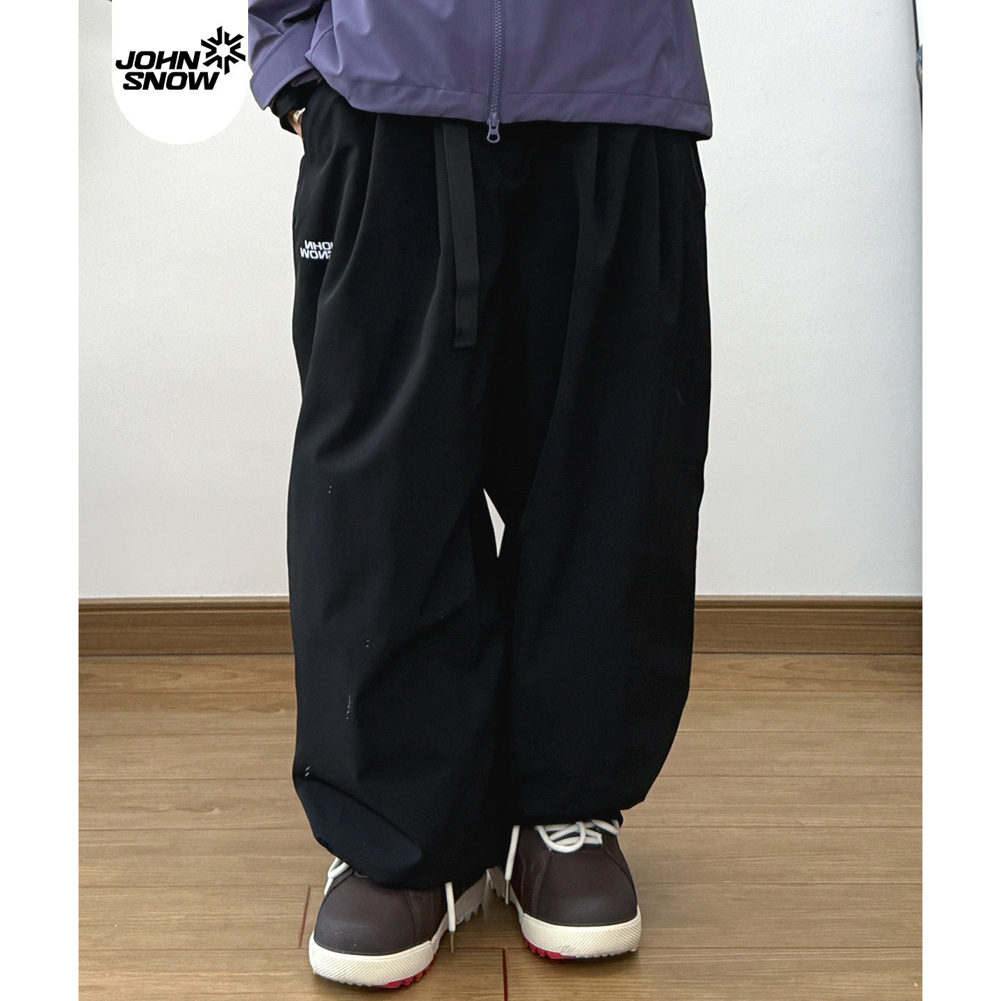 John snow滑雪裤女男25新款单板防水防风保暖专业全压胶雪服裤子