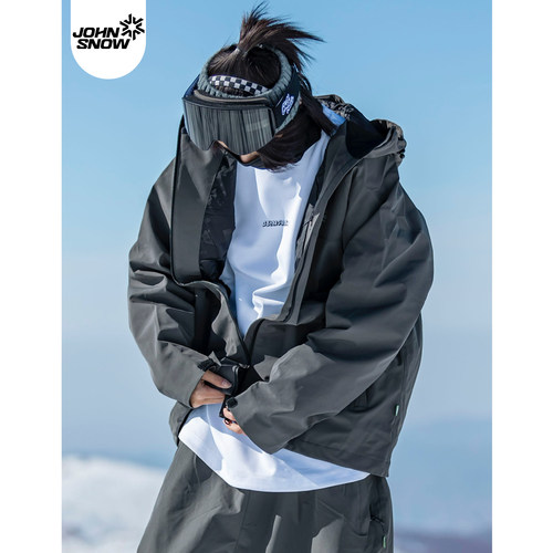 Johnsnow户外防风冬季滑雪上衣