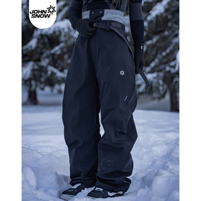 John snow滑雪裤25新款3L硬壳专业防水防风耐磨单板户外男女雪裤