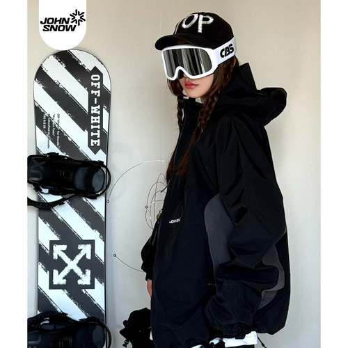 johnsnow滑雪服女款男25新款防水防风高端3L硬壳户外滑雪上衣外套