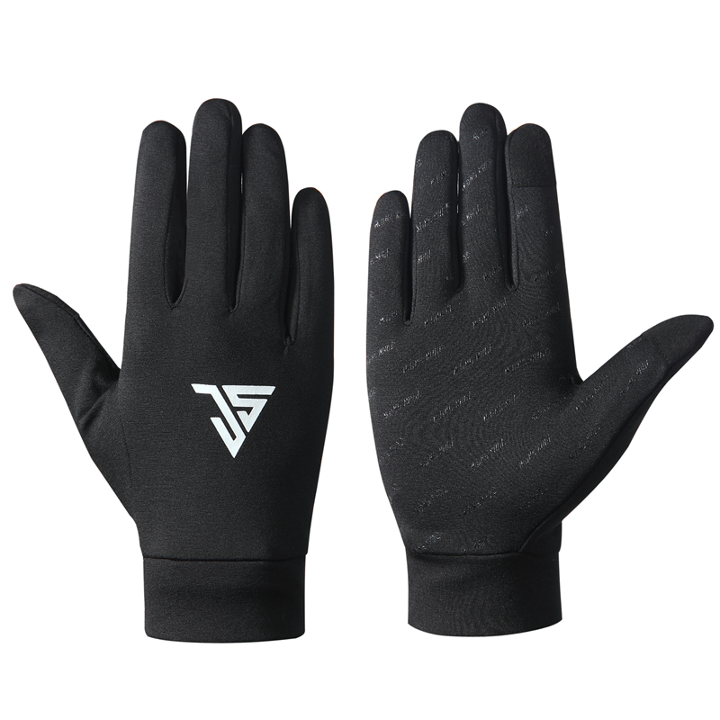 John snow 男女黑色单板双板滑雪骑行越野跑步手机触摸内胆手套