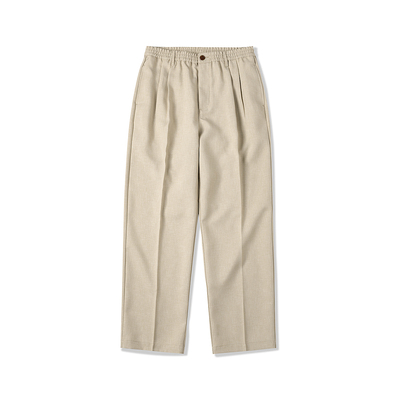 NATIVEWELL 易打理通勤西裤抗皱透气垂坠仿羊毛花纱质感