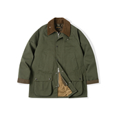 NATIVEWELL中长灯芯绒领复古猎装 外套防水轻户外风衣