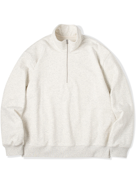 NATIVEWELL立领卫衣半拉链柔软抗皱垂感爽滑微宽松版型复古IDEAL