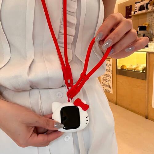 小猫硅胶抗震防摔适用HUAWEI WATCH D2智能手表保护壳挂绳卡表壳
