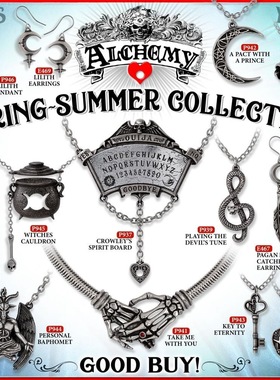 海外代购 ALCHEMY GOTHIC  暗黑哥特朋克A牌饰品清仓折扣捡漏