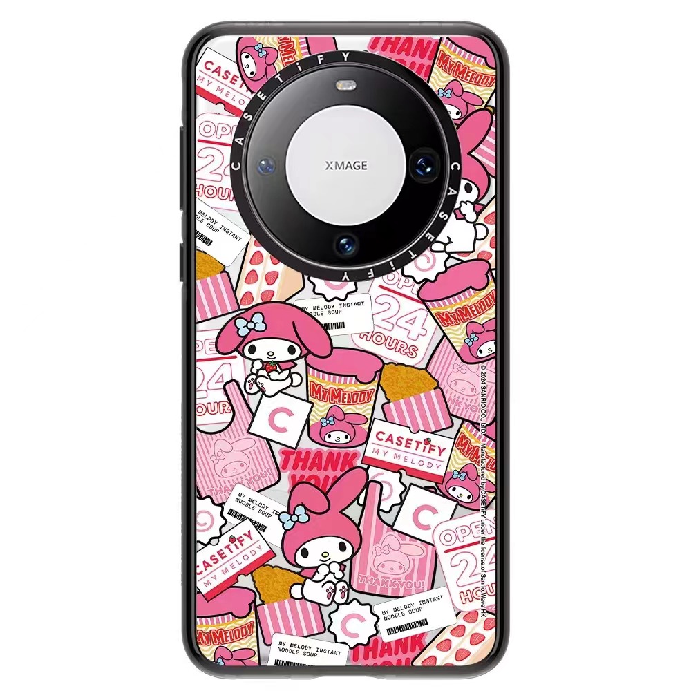 华为mate60pro亚克力可爱防摔