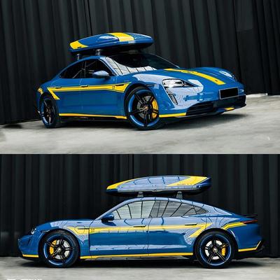 保时捷Taycan车贴拉花车