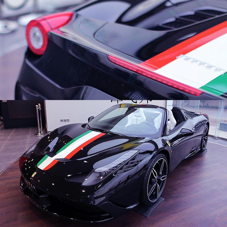 法拉利458车贴F430汽花f