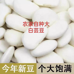 白芸豆500g大白云豆腰豆特产农家杂粮配红芸豆红腰豆粥汤豆沙原料