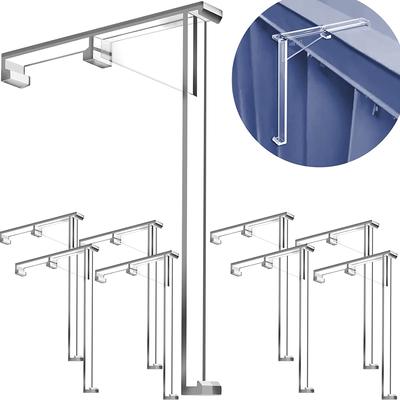 跨境优选 窗帘百叶帘罩壳配件胶扣 垂直帘透明挡板支架