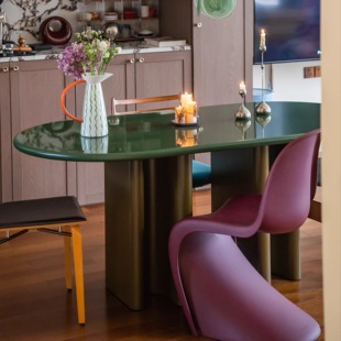 Lift Flovval福楼椭圆桌原创设计彩色搭配椭圆桌餐桌设计师 Loft