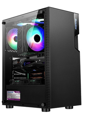 航嘉GS450C 9600X/RTX4060 8G吃鸡永劫无间组装电脑台式 DIY主机