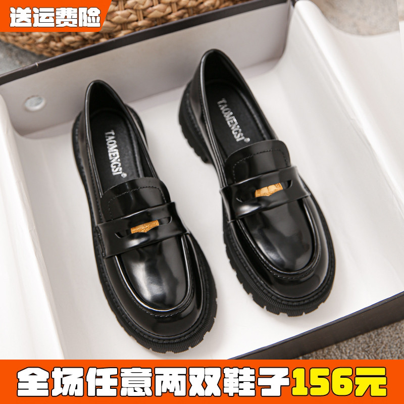 英伦风乐福鞋单鞋小皮鞋