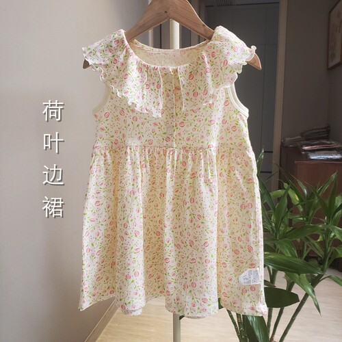 女童纯棉A类连衣裙公主裙