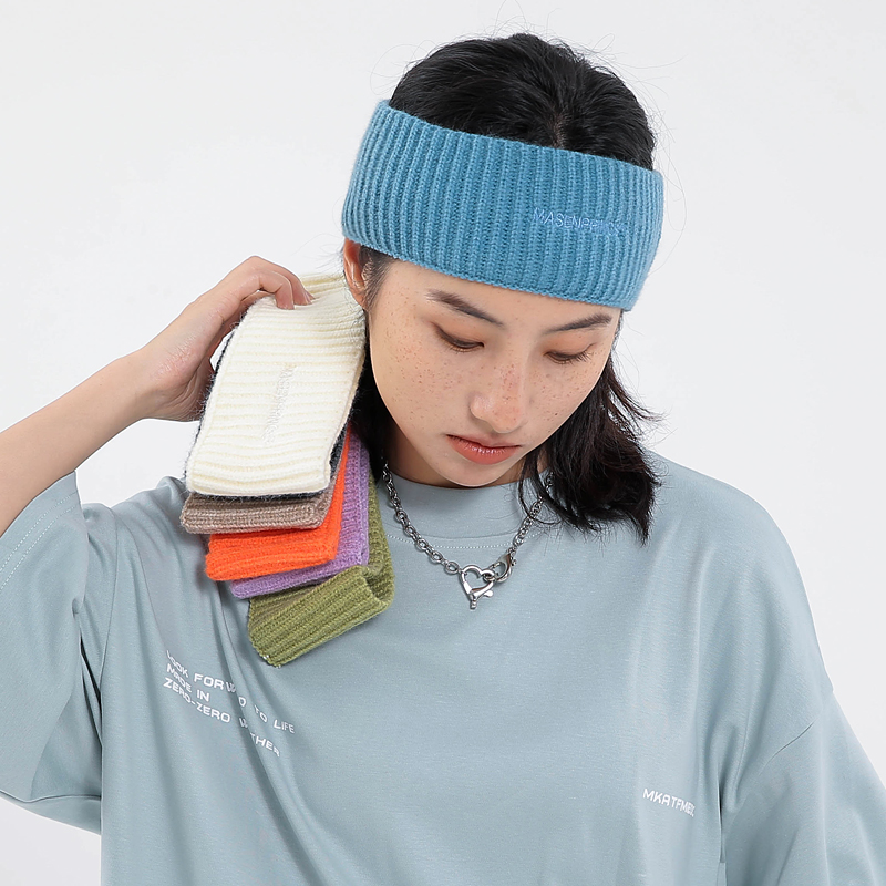 法式风运动百搭薄款洗脸发带