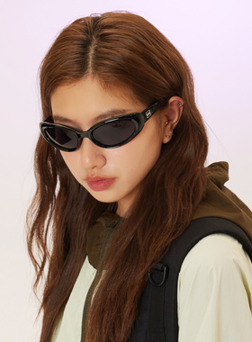 猫眼太阳镜女高级感户外骑行墨镜