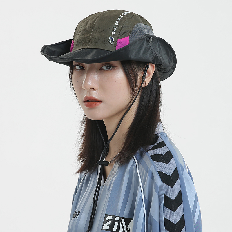 遮阳防晒渔夫帽户外男女夏季大檐