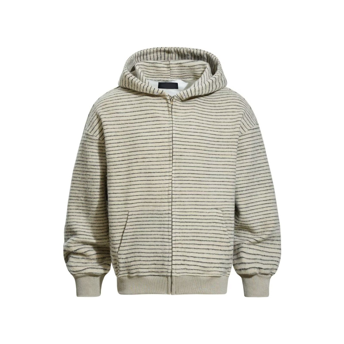 冬季连帽针织套头加厚卫衣男韩系宽松设计感百搭慵懒风毛衣2025年