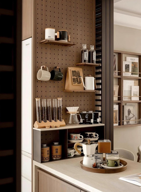 杯碟展示架装饰书托盘咖啡主题