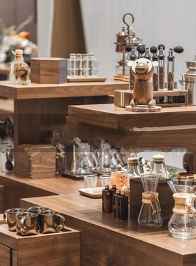 样板间咖啡主题搭配软装摆件