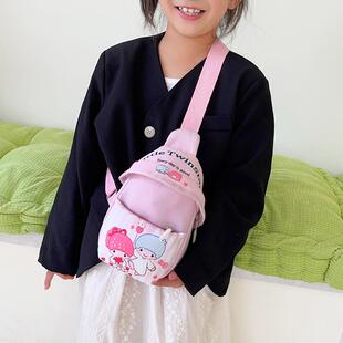 儿童小包包美乐蒂可爱女孩库洛米单肩斜挎包小胸包女童出游小背包
