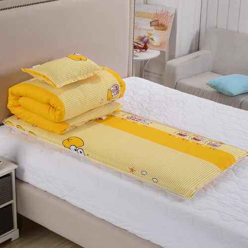 佰尔斯热卖幼儿园纯棉午睡棉被褥全棉六件套床上用品含芯儿童被