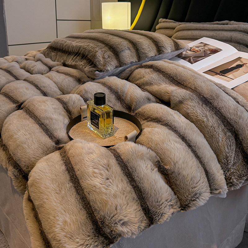 防静电A类加厚兔毛绒四件套保暖牛奶绒被套冬季双面加绒床上用品4,床上用品,床品套件/四件套/多件套,淘宝优惠券,粉丝福利购,淘宝优惠卷