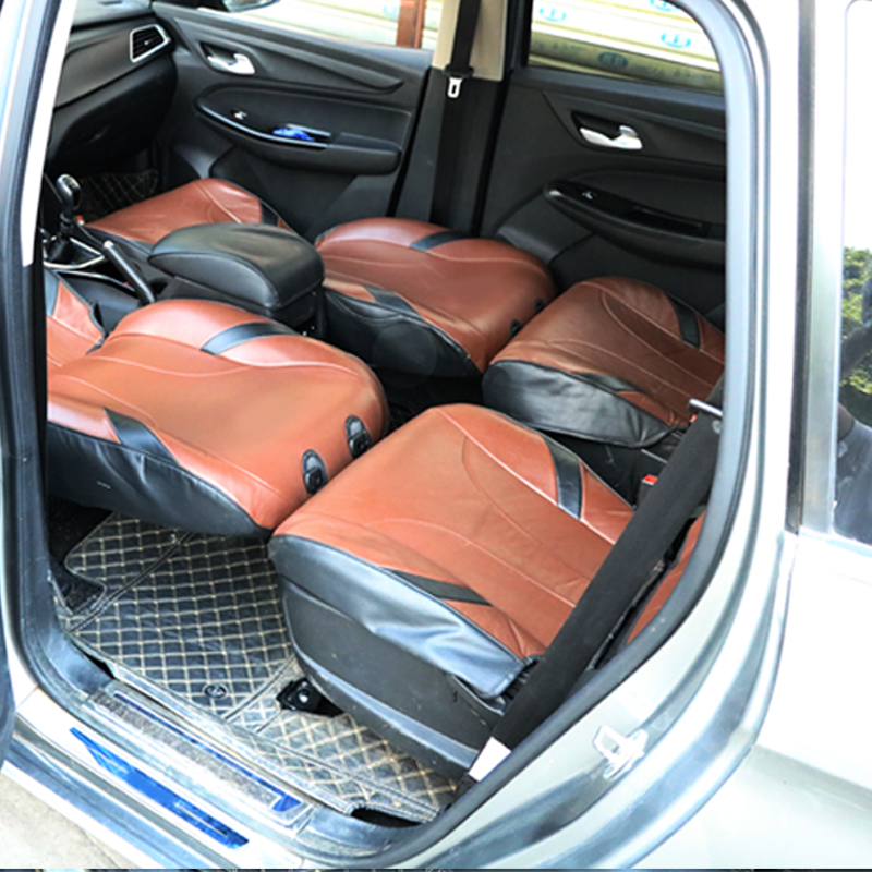 小轿车正副驾驶座改装放平主副驾驶座椅脚架延长加长前移平铺变床