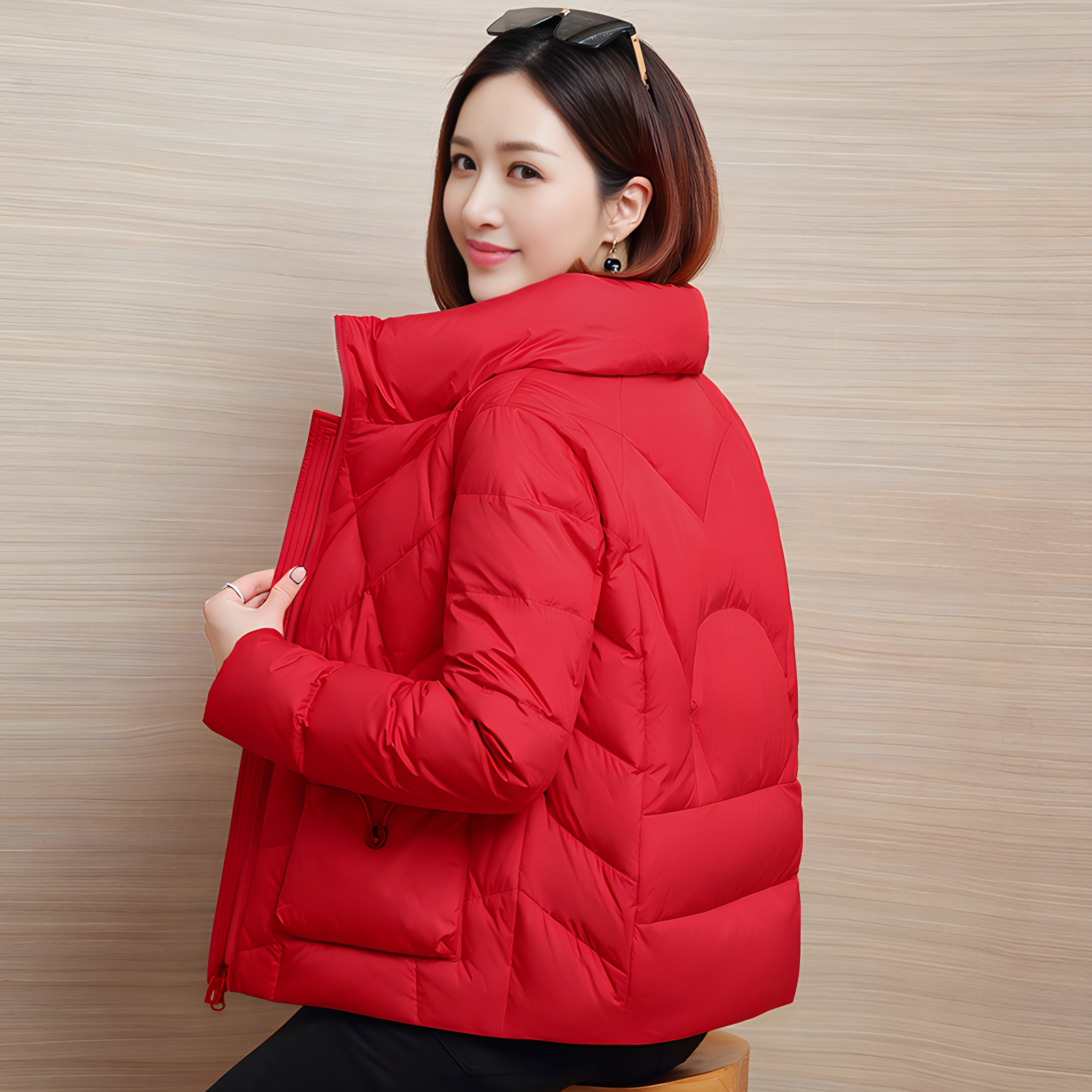 羽绒棉服女短款2024年冬季新款显瘦立领棉衣小个子时尚棉袄外套,女装/女士精品,棉衣/棉服,淘宝优惠券,粉丝福利购,淘宝优惠卷