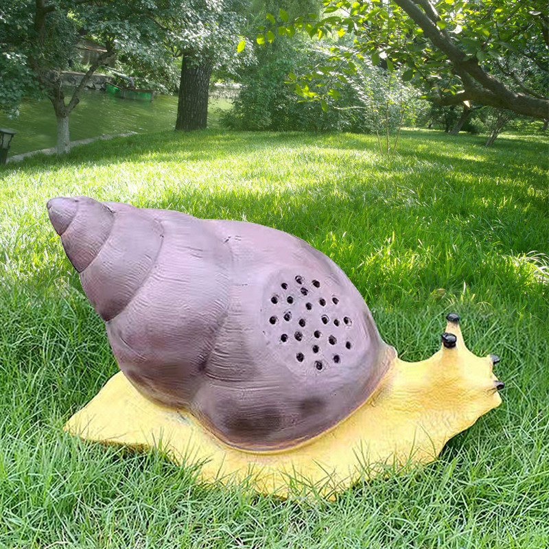 蜗牛户外草坪音响仿真动物室外园林公园防水音箱公共广播30w喇叭