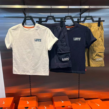 Levi's李维斯圆领短袖26年夏男女儿童休闲百搭纯棉T恤LV2622032