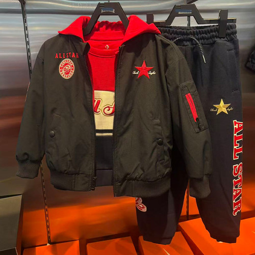 匡威春季假两件连帽夹克外套