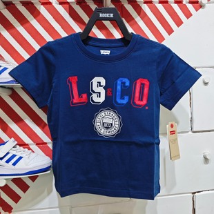 短袖 Levi 初夏休闲纯棉针织时尚 24年新款 T恤LV2422164 s李维斯童装