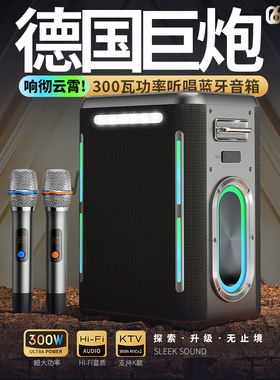 德国柏林之声k歌蓝牙音响高端高音质户外低音炮家用发烧HIFI音箱
