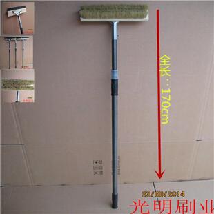 猪鬃软毛洗车刷车刷子长柄伸缩杆货车拖把蜡拖大客公交车洗车毛刷