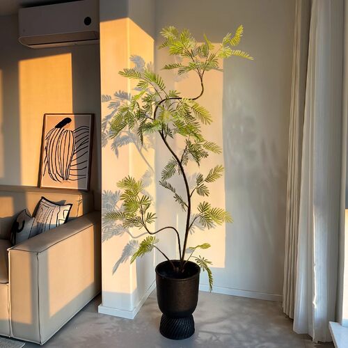 仿真绿植大型密尔猴耳环