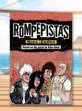 【预售】罗帕皮斯塔斯英文漫画进口原版书平装14岁以上Rompepistas  Rosa Codina Ablaze书籍图书外版正版