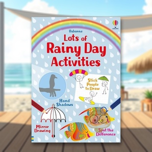 【现货】雨天活动书英文儿童趣味进口原版外版书平装3-6周岁【Lots of】 Rainy Day ActivitiesKirsteen RobsonUsborne children’