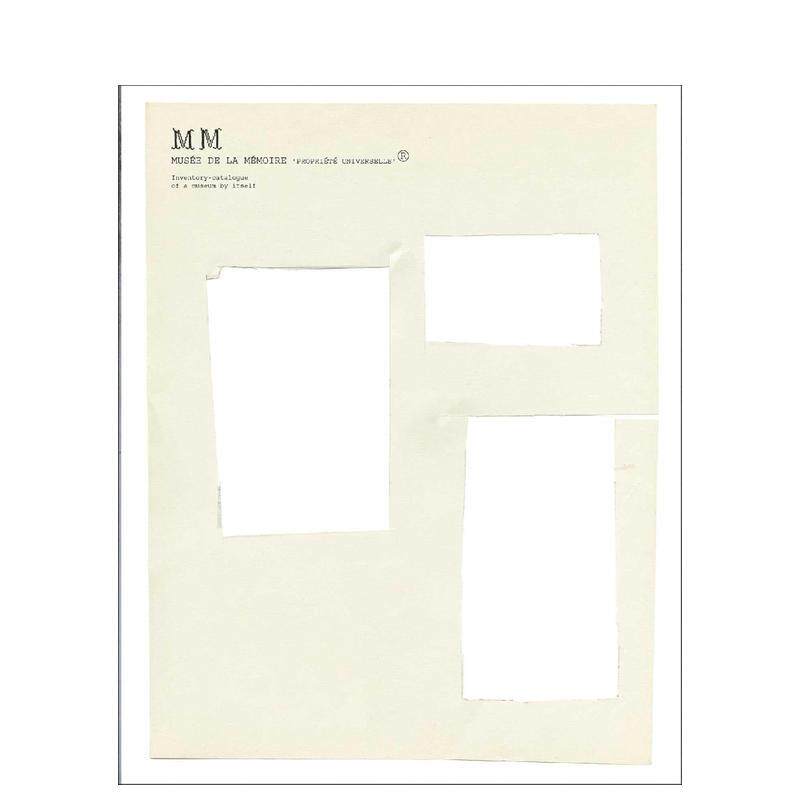 【预售】Musée de la Mémoire ‘PROPRIÉTÉ UNIVERSELLE’ ®:Joëlle Tuerlinckx记忆博物馆‘普世所有权’®:乔埃尔·图兰