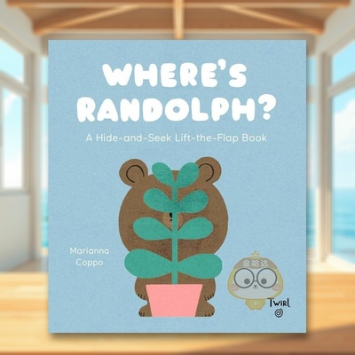 【预售】小熊伦道夫去哪了？躲猫猫翻翻互动游戏书英文儿童趣味进口原版外版书纸板书3-6周岁Where's Randolph?Marianna CoppoTw书