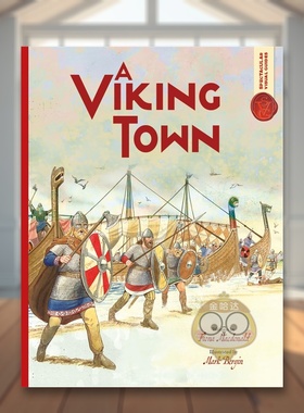 【预售】壮观的视觉指南维京镇Spectacular Visual Guides Viking Town英文儿童绘本知识百科3-6岁平装Fiona MacDonald Mark Berg