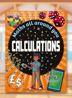 【预售】【数学无处不在】运算篇（精装） Maths All Around You: Calculations 原版英文儿童绘本进口书籍图书外版正版