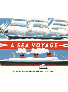 【预售】【立体书】海上航行：不同类型船的所有故事 【Pop-Up】A Sea Voyage: A Story About All Sorts of Boats 英文儿童原版