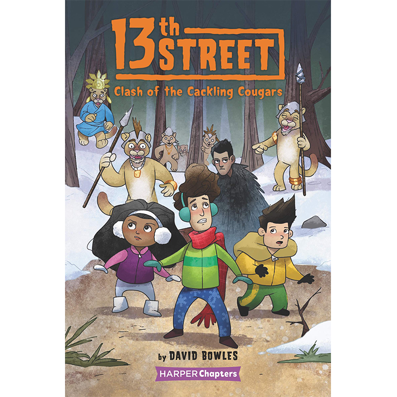 【现货】 13th Street 3: Clash of the Cackling Cougars，【13街】3:英文原版图书籍进口正版 Bowles儿童章节书